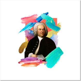 Bach Brushstroke Posters and Art